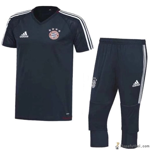 Camiseta Entrenamiento Conjunto Completo Bayern de Múnich 2017/18 Azul Marino